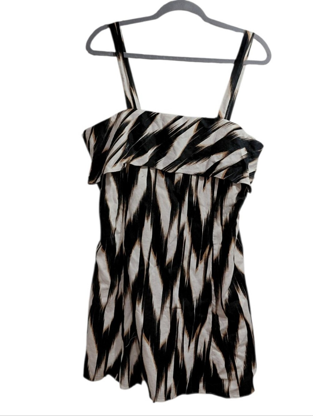 Banana Republic Factory Black and White Printed Strappy Camisole